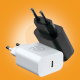 منفذا الشحن السريع PD 20W و QC 3.0 موديل WUW-C171