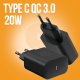 Dual fast charging ports PD and QC 3.0 WUW-C171