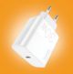 USB-C 30W fast Home charger front view showcasing its sleek wall plug design and Type-C port
