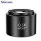 MECHANIC MCN-0.3X Auxiliary Objective Barlow Lens for Stereo Microscope