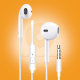 WUW-R170 3.5mm Semi-In-Ear Wired Earphones with HD Microphone
