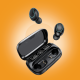 WUW-R172 true wireless Bluetooth earbuds with 1200mAh charging case and LED display