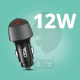 Ward 12W Car Charger Dual USB-A Ports Fast Charging