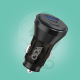 Ward 66W super fast triple port car charger adapter WD-C07