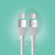 Ward Type-C to Type-C fast cable 67W 1M White WD-CB25