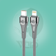 Ward CB62 Heavy Duty Fabric Fast Charging Type-C to Lightning Cable 30W