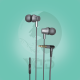 سماعة سلك بورسلان مدخل AUX 3.5mm نقية Ward H16