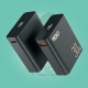 Ward 20000mAh 30W fast power bank with digital display WD-PB02 front view