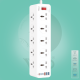 Ward 10-Outlet Smart Power Strip with 6 USB Ports WD-SC03