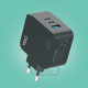 Ward 65W super fast triple port home adapter WD-T20