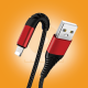سلك شاحن USB إلى Lightning سريع موديل WUW-X139