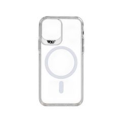 كفر خلفي شفاف مغناطيسي iPhone 12 / 12 Pro ورد