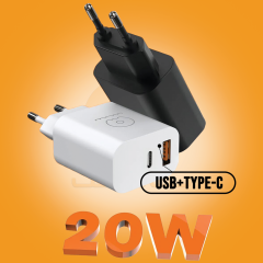 عظمة شاحن منزلي سريع 20W موديل WUW-C172