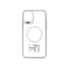 كفر خلفي شفاف مغناطيسي iPhone 11 ورد