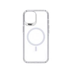كفر خلفي شفاف مغناطيسي iPhone 13 ورد