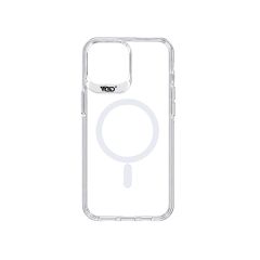 كفر خلفي شفاف مغناطيسي iPhone 13 Pro Max ورد