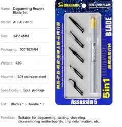 Mechanic LED Repair Knife Handle Speed Blade ONE