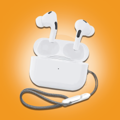WUW-R175 True Wireless Bluetooth Earbuds with Wireless Charging Case & Lanyard