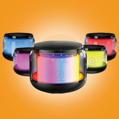 سبيكر بلوتوث محمول بإضاءة RGB موديل WUW-R213