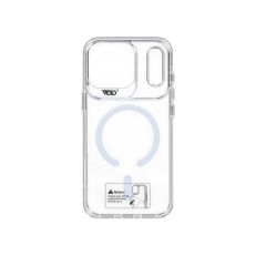 كفر خلفي شفاف مغناطيسي iPhone 17 Pro ورد