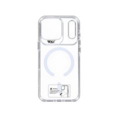 كفر خلفي شفاف مغناطيسي iPhone 17 Pro Max ورد