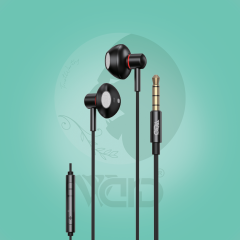 سماعة سلك مدخل AUX 3.5mm نحاسية نقية Ward H06