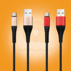 سلك شاحن USB إلى Type-C سريع برؤوس معدنية  WUW-X140