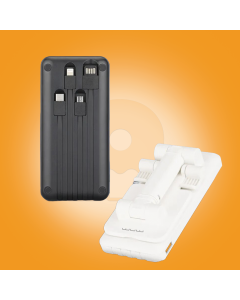 WUW 4-in-1 Power Bank 10000mAh with Stand