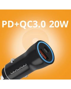 WUW C146 20W Quick Charge 3.0 Fast Car Phone Charger