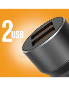 WUW-C177 Dual USB 2.4A Fast Car Charger