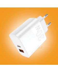 WUW-C208 PD 30W QC3.0 Fast Wall Charger