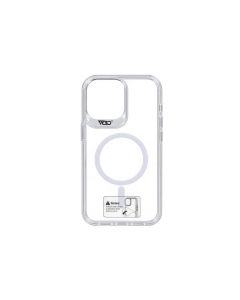 WARD iPhone 15 Pro Max Back Cover Magnetic Clear Case