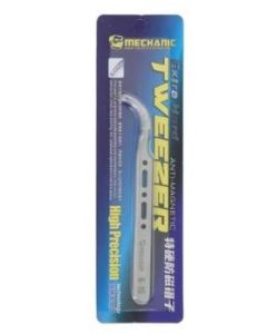 MECHANIC Craftsman Series GAN-15 Extra Hard Anti-Magnetic Curved Tweezers