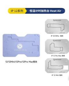 MECHANIC IP12 Series Heating Module Platform with 3Pcs Reballing Steel Stencils