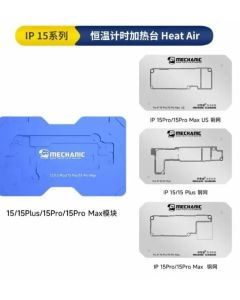 MECHANIC IP15 Series Heating Module Platform with 3Pcs Reballing Steel Stencils
