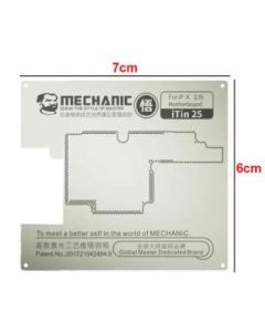MECHANIC iTin25 BGA Steel Reballing Stencil for iPhone Motherboard Middle Layer