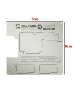 MECHANIC iTin 26 BGA Steel Reballing Stencil for iPhone XS / XS Max Motherboard