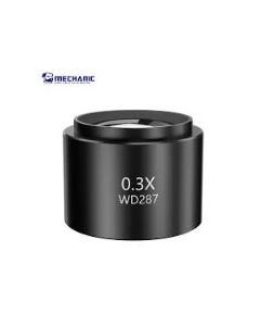 MECHANIC MCN-0.3X Auxiliary Objective Barlow Lens for Stereo Microscope
