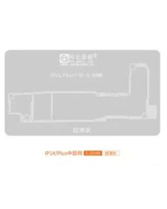 MECHANIC Mid-Level Steel Reballing Stencil for iPhone 14 / 14 Plus