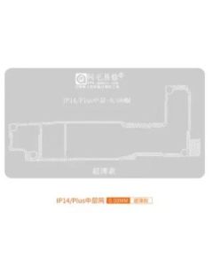 MECHANIC Mid-Level Steel Stencil for iPhone 14 / 14 Pro / 14 Pro Max Reballing