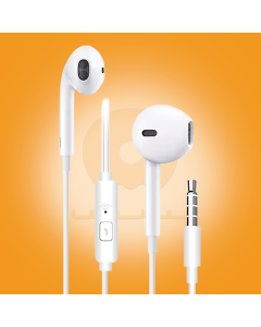 WUW-R170 3.5mm Semi-In-Ear Wired Earphones with HD Microphone