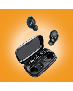 WUW-R172 True Wireless Bluetooth Earbuds with Power Bank Case & LED Display