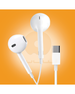 WUW-R188 Type-C Semi-In-Ear Wired Earphones