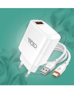 Ward 18W Fast Home Adapter with Type-C Cable WD-T05