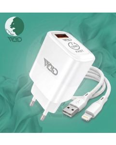 Ward 18W Fast Home Adapter with iPhone Cable WD-T05