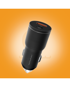 WUW-T76 Dual Port Fast Car Charger (PD 20W + QC 3.0 18W)