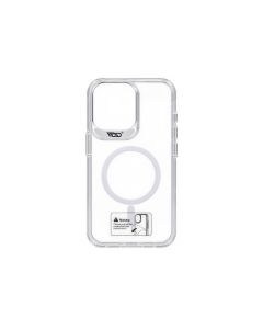 WARD iPhone 15 Pro Back Cover Magnetic Clear Case