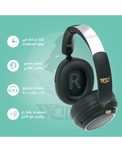 Ward Wireless Bluetooth Headset ANC 42dB 1000mAh Battery
