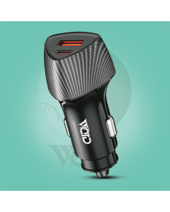 Ward 48W Car Charger Fast Dual Port PD & USB