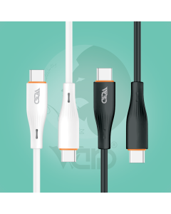 Ward Type-C to Type-C Fast Cable PD 60W 1.2M Black & White WD-CB15